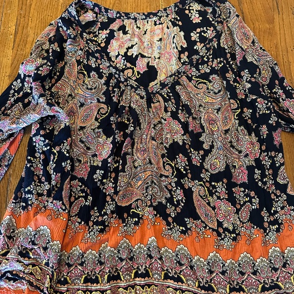 Tops - Floral Paisley Women's Top